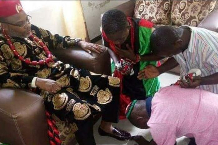 IPOB apologists bowing before Nnamdi Kanu