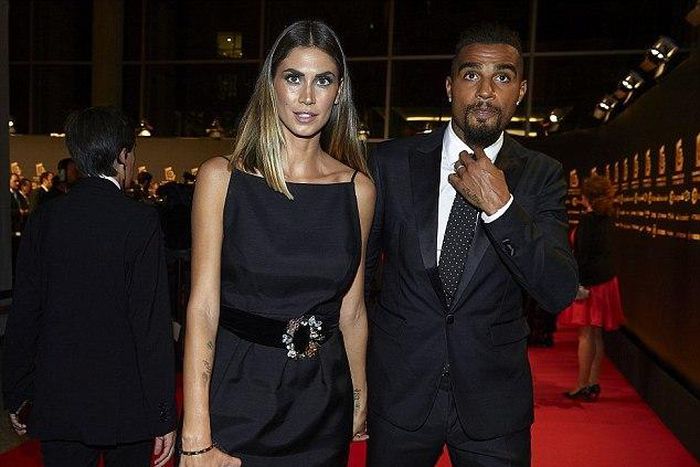Kevin-Prince Boateng and wife Melissa Satta