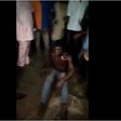 The suspected Badoo gang member being given the beating of his life
