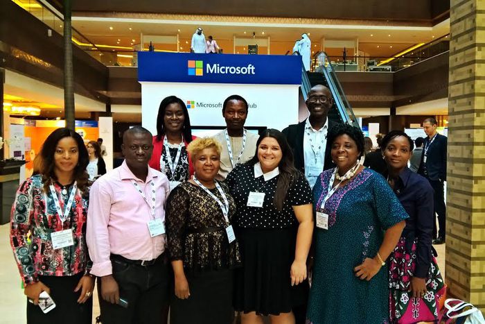 The Nigerian delegation at BETT Middle East 2017.