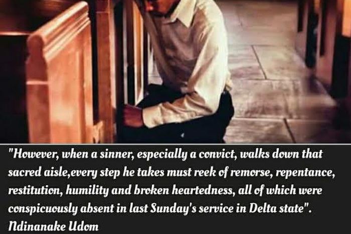 The triumphant entry of a man and the shame of a people