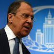 Russian Foreign Minister Sergei Lavrov at his annual press conference on January 17, 2017