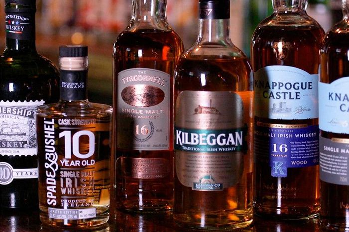Irish whiskeys.