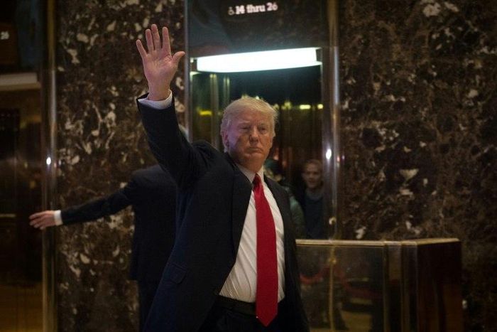 US President-elect Donald Trump, seen January 13, 2017, faces growing opposition to rapprochement within his own Republican party, amid allegations that a hacking campaign ordered by Moscow aimed to tip the election in his favor