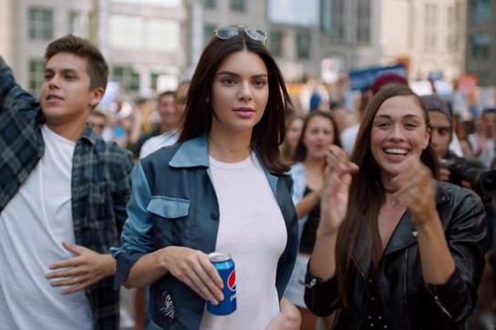 Kendall Jenner in the controversial ad