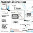 The Keystone XL pipeline would carry oil from Canadian tar sands to US refineries, but was put on hold by former president Barack Obama over environmental concerns
