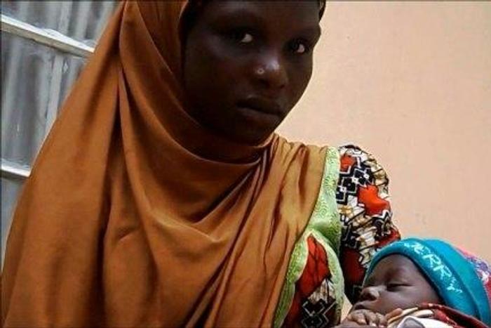 Kaltime Ari, 18, says the father of her young son was a soldier