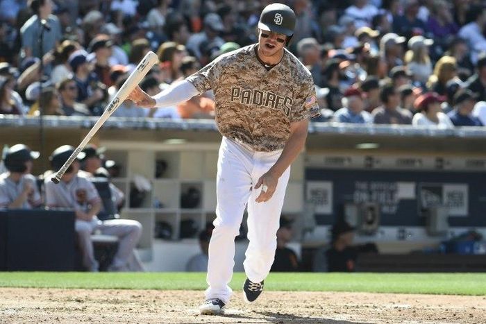 Wil Myers's cycle in Colorado is the San Diego Padres's first since August, 2015