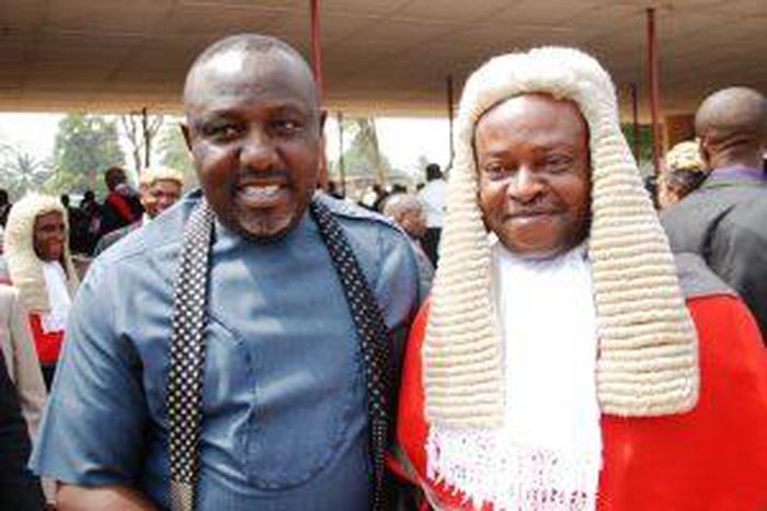 Gov. Rochas Okorochas and Justice-Paschal-Nnad