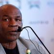 Former world heavyweight boxing champion Mike Tyson gives a press conference in Dubai on May 4, 2017