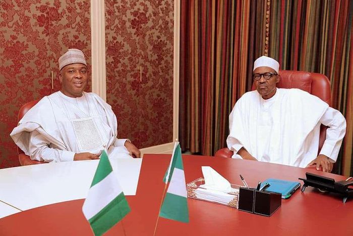 Saraki meets Buhari