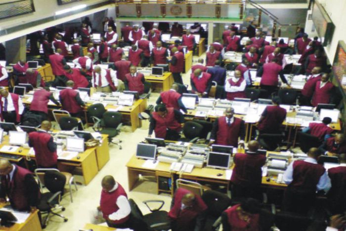 Trading Floor of Nigerian Stock Exchange