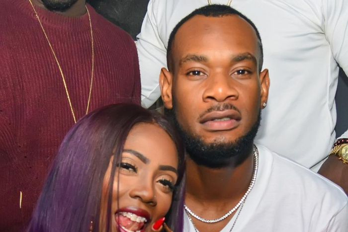 D'Prince and Tiwa Savage at the Kennis FM Opening Party