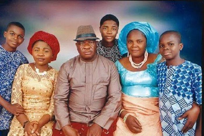 The late Pastor Charles Ezechila and family