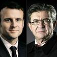 French presidential election candidates (L-R) Francois Fillon, Benoit Hamon, Marine Le Pen, Emmanuel Macron and Jean-Luc Melenchon