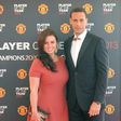 Rio Ferdinand and wife, Rebecca