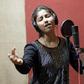 Indian singer Ginni Mahi sings songs set against Punjabi dance beats, exhorting pride in her Dalit roots