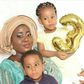 TTT's wife, Laraba Offiong and kids