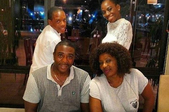 Burna Boy and his family