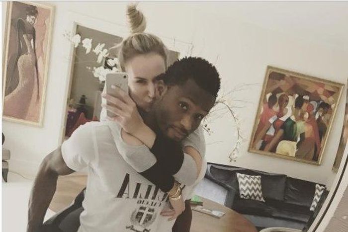 John Mikel Obi and Olga Diyachenko