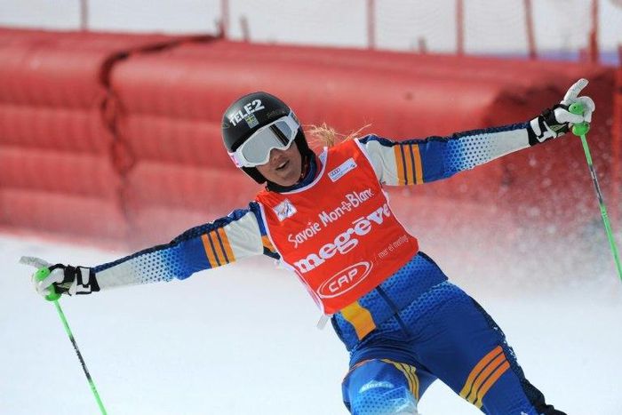 Sweden's Anna Holmlund in action in 2015