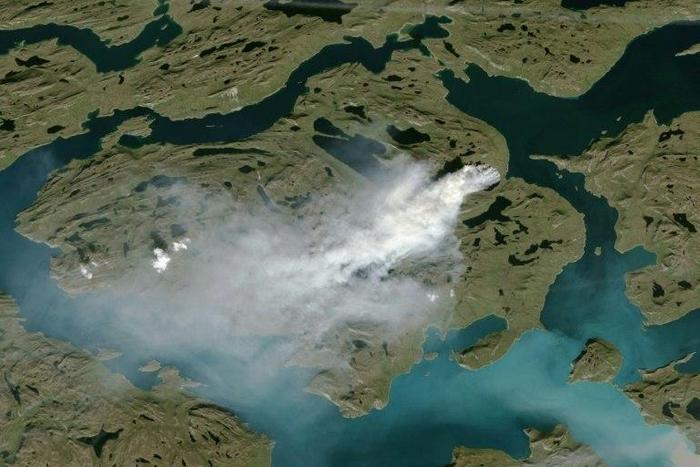 Some wildfires in western Greenland have been burning since the end of July
