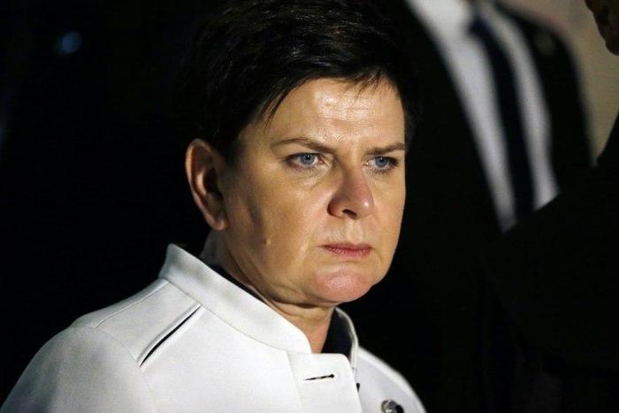 Beata Szydlo's car crashed into a tree after it was hit by a 21-year-old's Fiat 600 on Friday night