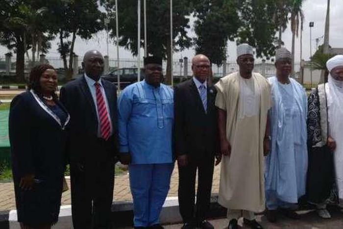 Kwara state Governor, Alhaji Abdulfatah Ahmed with the Judicial Commission of Enquiry into Iloffa/Odo-Owa clashes