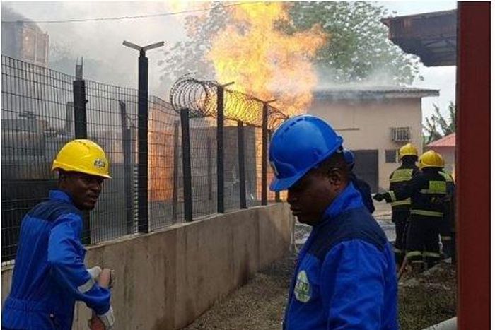 Fire guts NAFDAC warehouse in Lagos