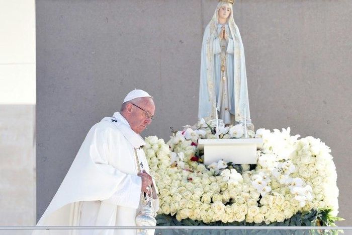 Pope Francis declared the two children saints 100 years after their first vision of the Virgin Mary