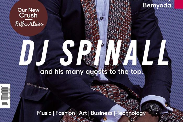 Premium DJ Spinall covers Tush Magazine's latest issue 17