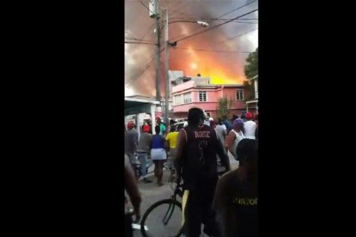 A prison in Georgetown, Guyana has been almost entirely destroyed by fire after being taken over by armed inmates