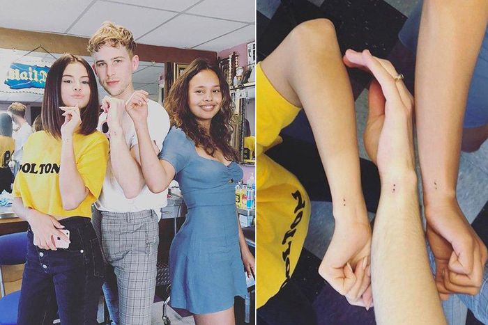 Selena Gomez gets tattoo for mental health awareness.