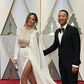 John Legend, Chrissy Teigen on the Oscars 2017 red carpet