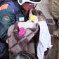 Russian officials said the 10-month-old boy had been saved thanks to being in a cradle and warmly wrapped up