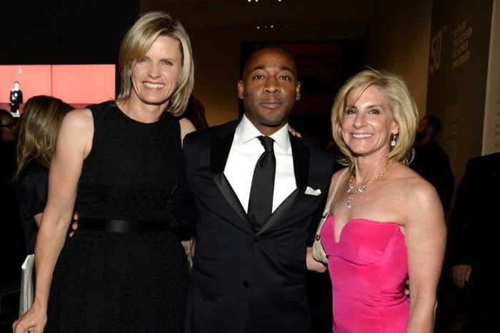 During the campaign, Jamie McCourt, right, showed early support for Donald Trump's economic policies and is said to have donated more than $400,000 to the "Trump Victory" fund