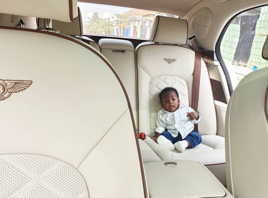 Linda Ikeji's son Jayce.