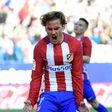 Atletico Madrid's forward Antoine Griezmann scored against Sevilla FC at the Vicente Calderon stadium in Madrid on March 19, 2017