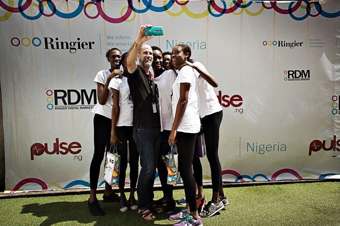 Contestants visit Pulse Nigeria