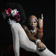 Charly Boy with one of his virgins