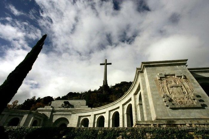 The Basilica of the Valle de los Caidos, seen in 2005, is a monument to the Francoist combatants who died during the Spanish civil war and Francisco Franco's final resting place just outside Madrid