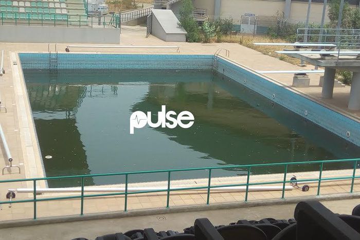 18ft swimming pool at the Abuja National Stadium