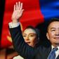 Presidential candidate Khaltmaa Battulga, pictured on June 11, 2017, has been plagued by reports of an offshore account and arrests of many of his colleagues by Mongolia's anti-corruption body