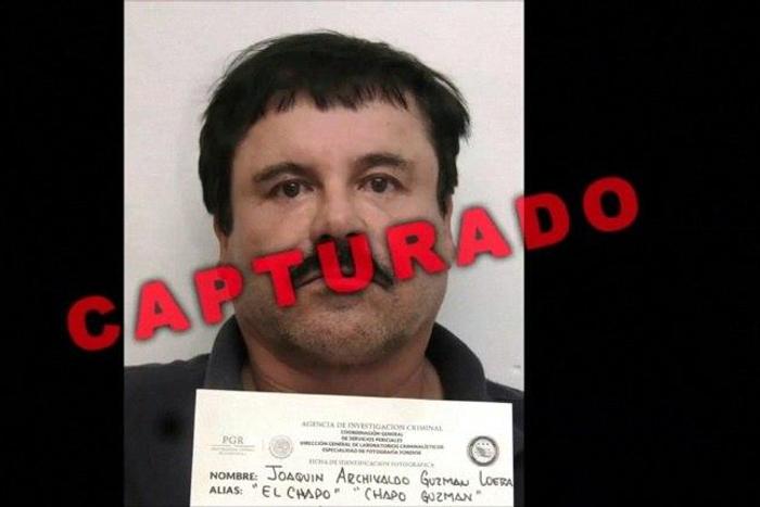 A January 2016 prison photo released by Mexican authorities shows Joaquin "El Chapo" Guzman who was captured after a prison break and six months spent on the run. He was extradited to the US in January 2017 and is awaiting trial in New York