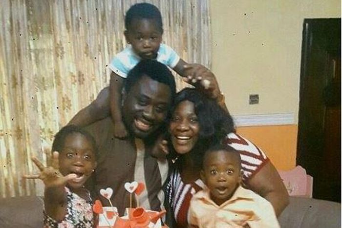 Mercy Johnson's happy family