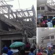 The collapsed building