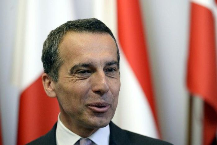 Austrian Chancellor Christian Kern, pictured in June 2017, released a statement assuring the public that Austria would not be deploying troops along the Italian border, rolling back an earlier threat