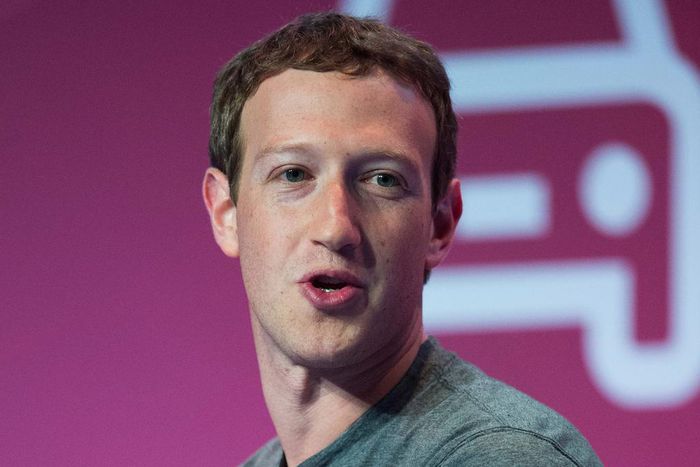 Founder and CEO of Facebook Mark Zuckerberg.