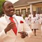 Apostle Johnson Suleman looking fresh in a white suit