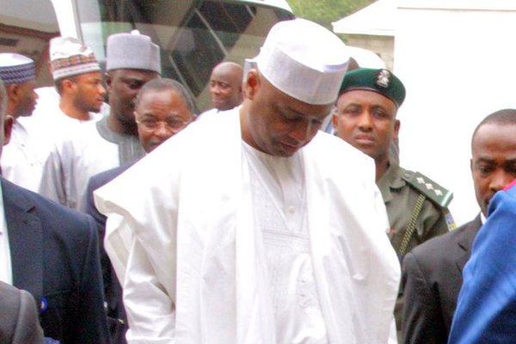 Senate President, Bukola Saraki at the Code of Conduct Tribunal (CCT) on March 24, 2016.